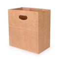 Pikkukuva 1 / 5: Luonnolliset 11\" x 6\" x 11\" stanssatut kassi [100 kpl] Kraft