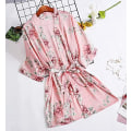 Miniatyrbilde 5 av 6: Kvinners Silke Pyjamas Sett Pyjamas Jenter Kvinners Pyjamas Sateng Pyjamas