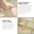 Miniatyrbillede 2 af 5: Bademåtte 50 x 80cm Superabsorberende Memory Foam Bademåtte
