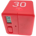 Miniatyrbilde 3 av 5: Kube-timer (Rød 15-20-30-60 minutter), Digital kjøkkentimer, LED