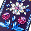 Miniatyrbilde 4 av 5: 2-pakks Diamantbroderi Bokmerke-sett med Lærpynt (Hjerte