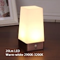 Miniatyrbilde 2 av 5: Bordlampe, retro LED nattlys, sengelampe med sensor