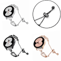 Miniatyrbillede 5 af 5: Udskiftning (sort) til Galaxy Watch 5/Watch 4 rem, rustfrit stål