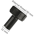 Pikkukuva 2 / 4: Säiliöletkun sovitin 60mm tuonti karkea kierre 32mm puutarhaletkuun