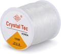 0,8 mm krystal elastisk snor - 100 m elastisk snor til perler