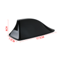 Miniatyrbillede 2 af 5: Hvid (boks) - Bil Hajfin antenne tag modifikation bag spoiler