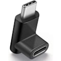 Miniatyrbillede 3 af 5: 2 stk. USB-C Type C han-til-hun-adapter 90 graders vinklet op
