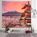 Pikkukuva 1 / 5: Japanilainen seinävaate Fuji Aasian vuoristovalokuva Banner