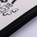 Miniatyrbillede 3 af 5: 2 stk. Canvas Makeup Taske, Tomme Blyanttasker, Multifunktionelle