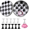 Miniatyrbild 1 av 5: Magnetisk nagelkonstdisplaystativ, fingertoppsschackdisplaystativ Na