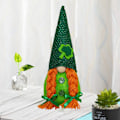 Miniatyrbild 3 av 3: 2-delad grön shamrock ansiktslös docka prydnad semester prydnad