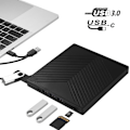 Miniatyrbild 1 av 5: USB 3.0/Type-c extern CD/DVD-enhet