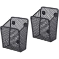 Miniatyrbillede 1 af 5: 2 stk. magnetisk net penneholder, magnetisk opbevaringskurv, sort
