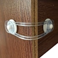Miniatyrbillede 1 af 5: 6 stk. lang sektion 16,5 cm transparent anti-åbningsbælte så