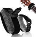 2 st Justerbar Gitarrsträngsdämpare, Ljudreducerande Dämpare Universal Gitarr, Greppbrädesdämpande Remmar, Musikaliska Ins