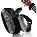 Miniatyrbild 1 av 5: 2 st Justerbar Gitarrsträngsdämpare, Ljudreducerande Dämpare Universal Gitarr, Greppbrädesdämpande Remmar, Musikaliska Ins