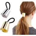 Pikkukuva 1 / 5: 2 kpl Metallihiusmansetti Cuff Rope Poninhäntäpidike Metalli Punk Elasti