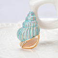 Miniatyrbillede 3 af 5: Conch-knapper broche, skjortepin-knapper, sikkerhedsnål, forhindrer utilsigtet eksponering