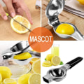 Miniatyrbilde 4 av 5: Rustfritt stål manuell sitronpresser, limepresser med lime og sitruspresser, med silikonhåndtak
