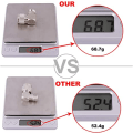 Miniatyrbillede 3 af 3: 4-pak N-type retvinklet stik N-han til N-hun adapter C