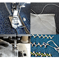Miniatyrbillede 5 af 5: Sytråd Polyester Spoler 5 Farver 3000 Yards Spoler Overlock Kegle til Symaskine (C)