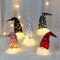 Miniatyrbillede 4 af 5: 1 stk. Hvid juledekoration Lysende bæltelys ophæng