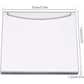 Miniatyrbillede 4 af 5: Folding Portable Desk Top Clock Silver Digital Lcd Temperatu