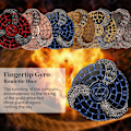 Miniatyrbillede 3 af 5: 7 i 1 Fingertip Gyroskopisk Roulette DND Terninger (Antikt Guld)