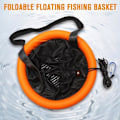 Miniatyrbillede 2 af 3: Flydende Fiskenet, Foldbart Fiskenet Nylonnet Fiskekurv til Opbevaring af Elritse, Rejer, Tudsefisk 5/10 G