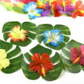 Miniatyrbild 2 av 5: 30 st tropiska festdekorationer \"Tropical Palmtera Lea