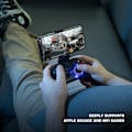 Miniatyrbillede 2 af 5: T4 Pro Bluetooth Trådløs Controller til Switch, Switch Pro Controller med LED-baggrundsbelysning, Turbo Gam