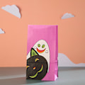 Miniatyrbillede 4 af 5: 80 stk. 80g kraftpapirpose tote papirpose Halloween slikpose foo