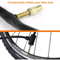 Miniatyrbillede 4 af 5: 5 stk. messingventil adapter adapter passer til cykler e-cykel