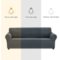 Miniatyrbilde 4 av 5: Sofa Trekk for 3-seters Stretch Sofa Trekk Slipcover (Grå)
