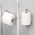 Pikkukuva 5 / 5: Seinälle asennettava WC-paperiteline WC-paperiteline 304 ruostumattomasta teräksestä kiillotettu viimeistely, hopea väri