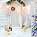 Miniatyrbillede 2 af 5: Lysende kylling, dekorativ havebunke LED juleornament