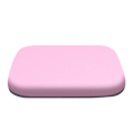 Miniatyrbilde 1 av 3: Memory foam pute kontorstolpute 35*35*3.5cm pink