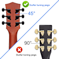 Miniatyrbilde 4 av 5: 6 stk gitar tuning plugger, 3L3R gitar streng tuning plugger Tuni