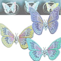 Miniatyrbillede 1 af 5: (Grøn, Gul, Lilla) 3 stk. Sommerfugleformet Dekorativ Bils Luft V