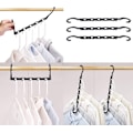 Miniatyrbillede 1 af 5: Pakke med 10 magiske bøjler Garderobe bøjle arrangør Opbevaring til C