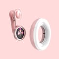 Miniatyrbillede 2 af 5: Handy Fill Light 15x Makro Objektiv Portable Selfie Led Ring Blit