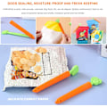 Miniatyrbilde 4 av 5: 5 stk matposeklips, poseklips, gulrotposeklips, kaktusmatposeklips C