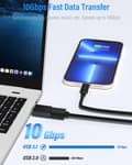 Miniatyrbillede 3 af 5: USB C til USB 3.1 OTG-adapter (3-pak), USB Type C han til USB A