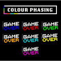 Miniatyrbild 2 av 5: Game Over 8-bit Pixel Light, Färgförändrande och Ljudreaktiv