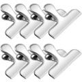 Miniatyrbillede 1 af 5: Chip Clips, 8-pak rustfrit stål chip clips, chip clips pose lukning