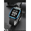 Miniatyrbillede 2 af 5: Afslappet Digital Multifunktionelt Armbåndsur med Nedtællingstimer og LED-lys 50M Vandafvisende (Blue)