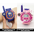 Miniatyrbillede 4 af 5: Genopladelig Walkie Talkie Ur til Børn, To-vejs Radio Walky Talky Ure med Lommelygte Børn Udendørs Spil Intercom Legetøjsspil og Gaver til Drenge og Piger