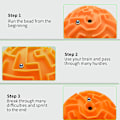 Miniatyrbild 5 av 5: 3D Gravity Memory Sequential Maze Ball Puzzle Toy Gifts (Orange