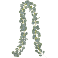 Miniatyrbillede 1 af 5: Kunstig Eucalyptus Girlande Eucalyptus Blade, Håndlavet Eucaly