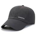 Mörkgrå - Justerbar Baseballkeps Golfhatt Motorcykel Trucker Ca